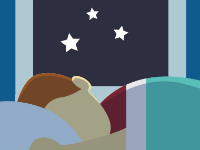 young child sleeping