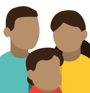 Parents with young child